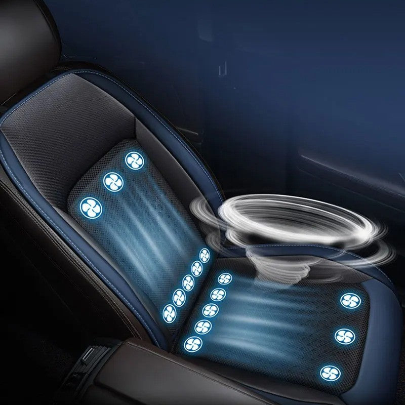 Breezium™ – Cooling & Massage Car Seat Cushion